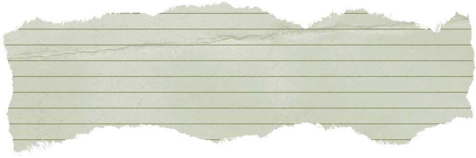 Torn Lined Paper Cutout